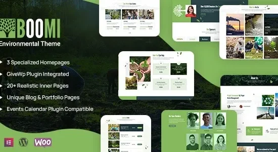 Boomi – Environment & Ecology WordPress Theme