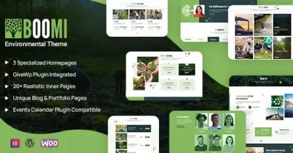 Boomi – Environment & Ecology WordPress Theme