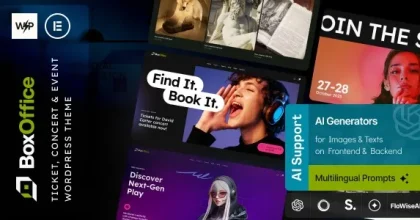 BoxOffice - Ticket, Concert & Event WordPress Theme