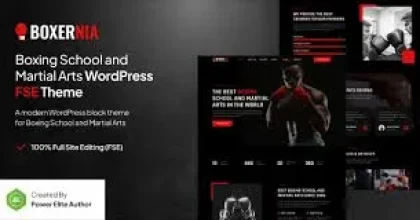 Boxernia – Boxing School & Martial Arts FSE WordPress Theme