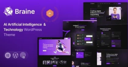 Braine Digital AI WordPress Theme