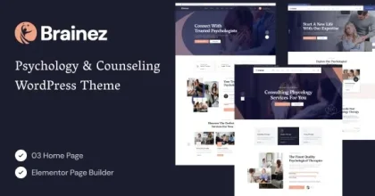 Brainez – Psychology And Counseling WordPress Theme