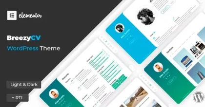 BreezyCV – CV/Resume WordPress Theme