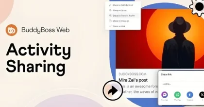 BuddyBoss Activity Sharing