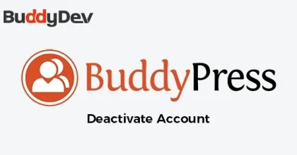 BuddyPress Deactivate Account
