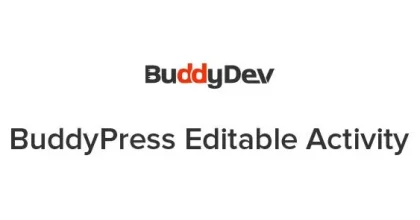 BuddyPress Editable Activity