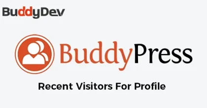BuddyPress Recent Visitors For Profile