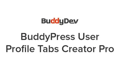 BuddyPress User Profile Tabs Creator Pro