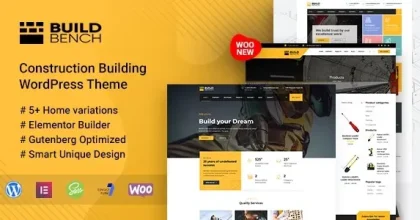 Buildbench - Construction Building WordPress Theme