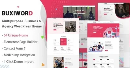 Buxiword - Digital Agency WordPress Theme