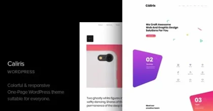 Caliris - Responsive One Page WordPress Theme