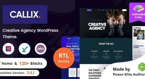 Callix Creative Agency WordPress Theme