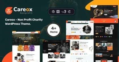 Careox - Non Profit Charity WordPress Theme