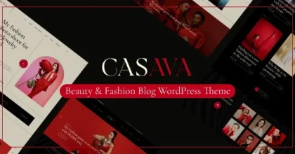 Casava - Beauty & Fashion Blog WordPress Theme