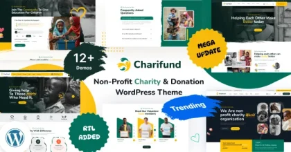 ChariFund - Charity & Donation NonProfit WordPress Theme