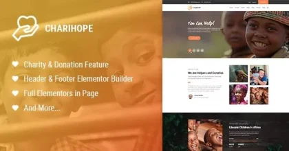 Charihope – Charity and Donation WordPress Theme