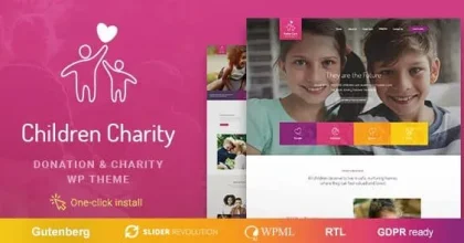 Children Charity - Nonprofit & NGO WordPress Theme