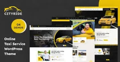 Cityride – Online Taxi Service WordPress Theme