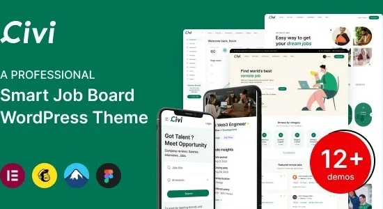 Civi Job Board WordPress Theme