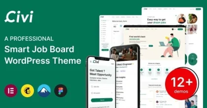 Civi Job Board WordPress Theme