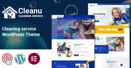 Cleanu - Cleaning Services WordPress Theme