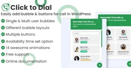 Click to dial – Direct call from website WordPress plugin