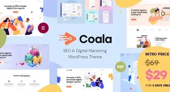 Coala SEO & Digital Marketing WordPress Theme