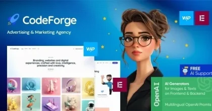 CodeForge - IT Company WordPress Theme