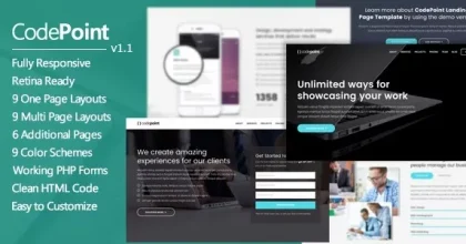CodePoint - Multi-Purpose Landing Page WordPress Theme