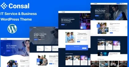 Consal - Business Agency & IT Service WordPress Theme