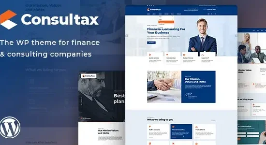 Consultax Financial & Consulting WordPress Theme