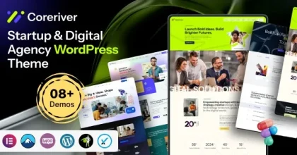 Coreriver – Startup & Digital Agency WordPress Theme