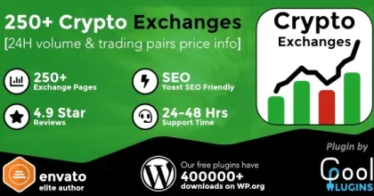 Cryptocurrency Exchanges List Pro - WordPress Plugin