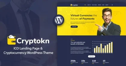 Cryptokn – ICO Landing Page & Cryptocurrency WordPress Theme