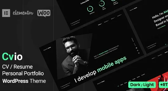 Cvio - Personal Portfolio WordPress Theme