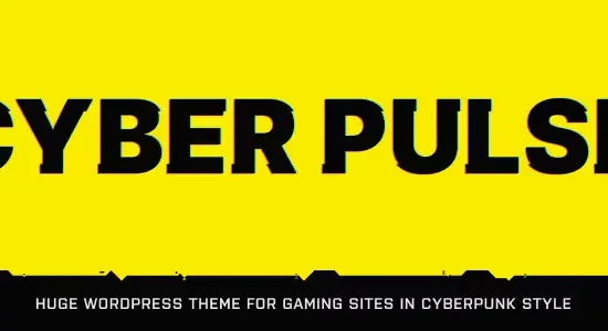 CyberPulse - Gaming & eSports Theme for WordPress