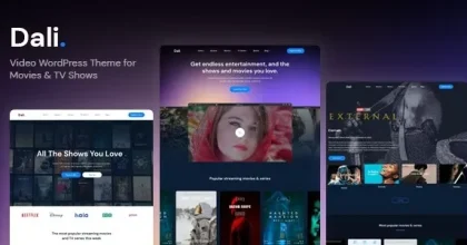 Dali – Movies & TV Shows WordPress Theme