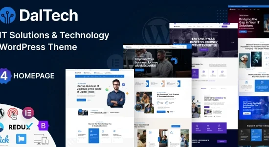 Daltech - IT Solutions & Technology WordPress Theme