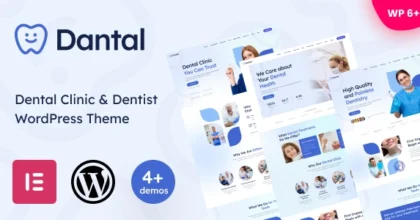 Dantal Dental Clinic & Dentist WordPress Theme