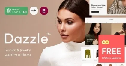 Dazzle - Fashion & Jewelry WordPress Theme