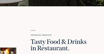 Deliciosa – Restaurant, Cafe & Bar WordPress Theme