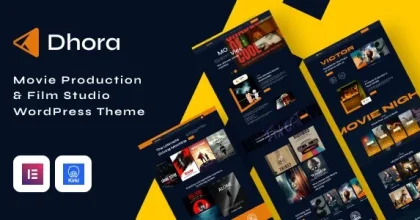 Dhora – Movie Production & Film Studio WordPress Theme