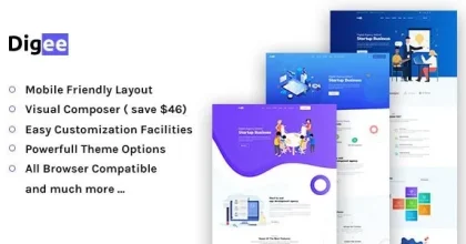 Digee 2.0.5 – Digital Marketing Agency WordPress Theme