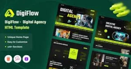 DigiFlow – Digital Agency WordPress Theme