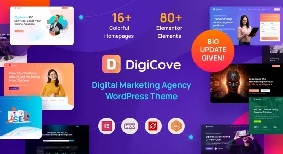 Digicove - Digital Marketing Agency WordPress Theme