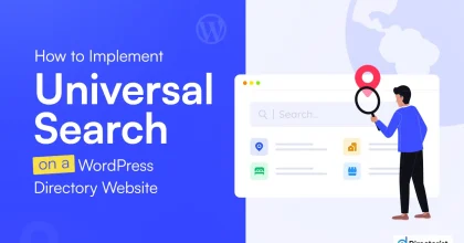 Directorist Universal Search