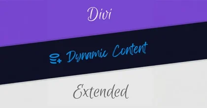 Divi Dynamic Content Extended