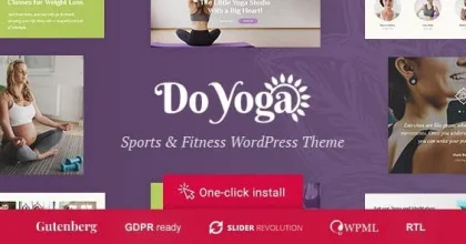 Do Yoga - Fitness Studio & Yoga Club WordPress Theme