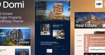 Domi – Real Estate & Single Property WordPress Theme
