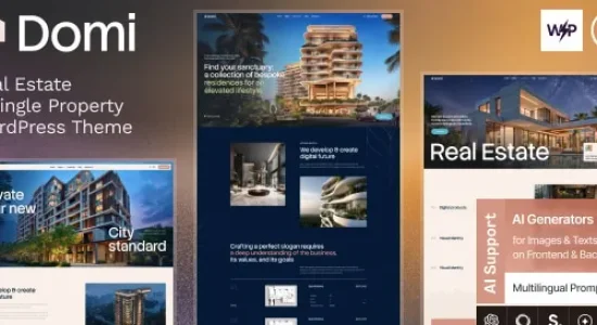 Domi – Real Estate & Single Property WordPress Theme